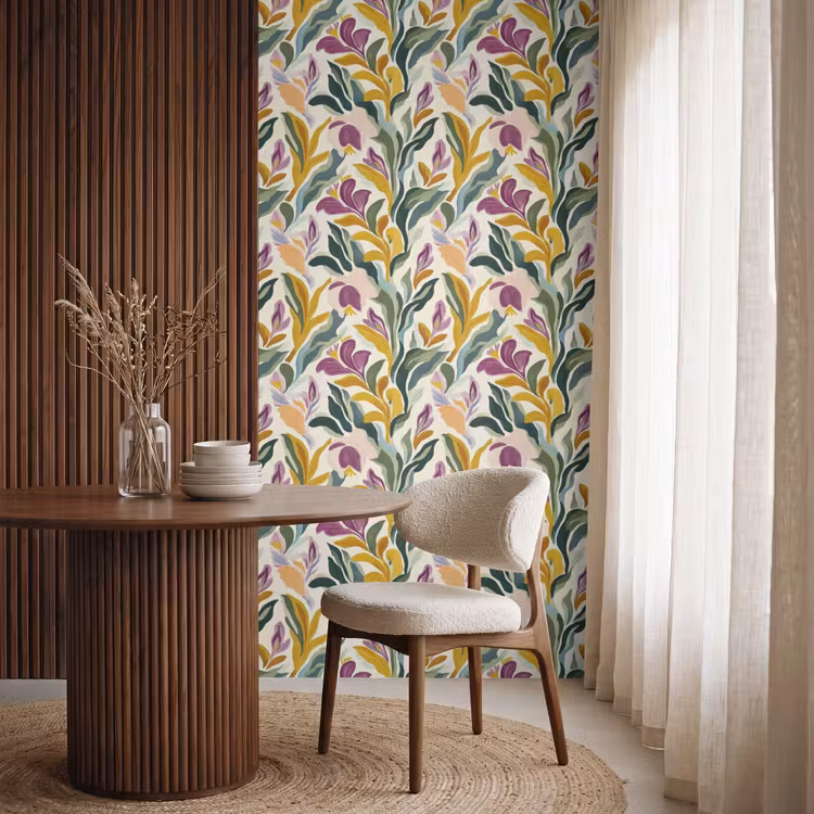 Modern - Abstract - Kleurrijk Behang Vlies klein 1076 -sfeer1