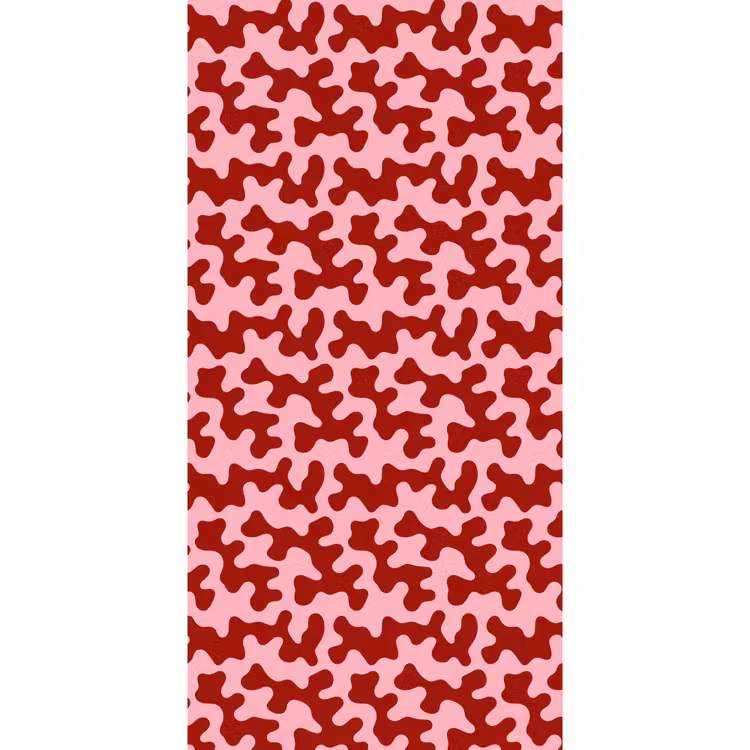Modern - Abstract - Rood Behang Vlies klein 1076 -3d_website