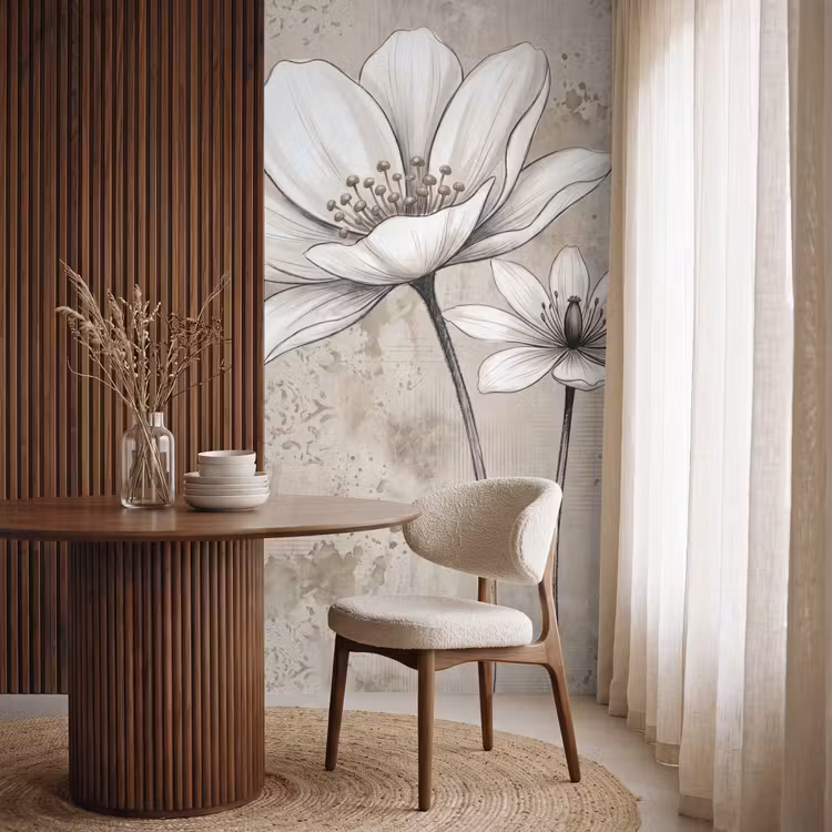 Modern - Design - Wit Behang Vlies klein -sfeer1