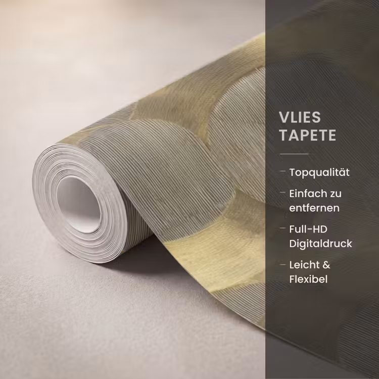 Modern - Geometrisch - Goud Behang Vlies klein 1076 -USP_closeupDE