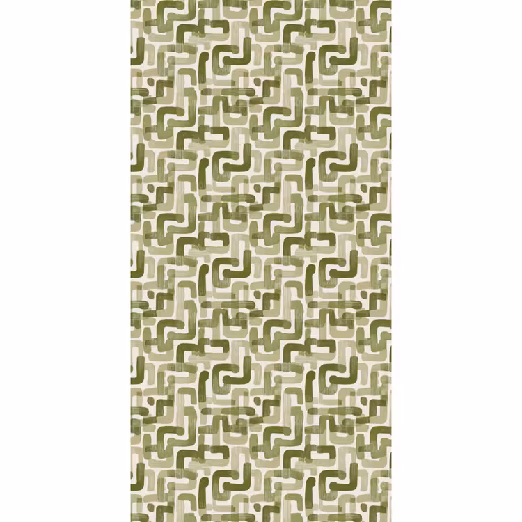 Modern - Grafisch - Groen Behang Vlies klein 1076 -3d_website