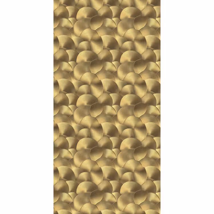 Modern - Cirkel - Goud Behang Vlies klein 1076 -3d_website
