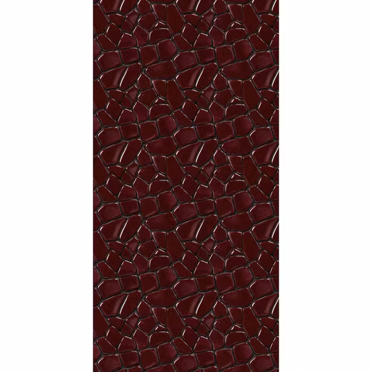 Mozaïek - Tegel - Bordeauxrood Behang Vlies klein 1076 -3d_website