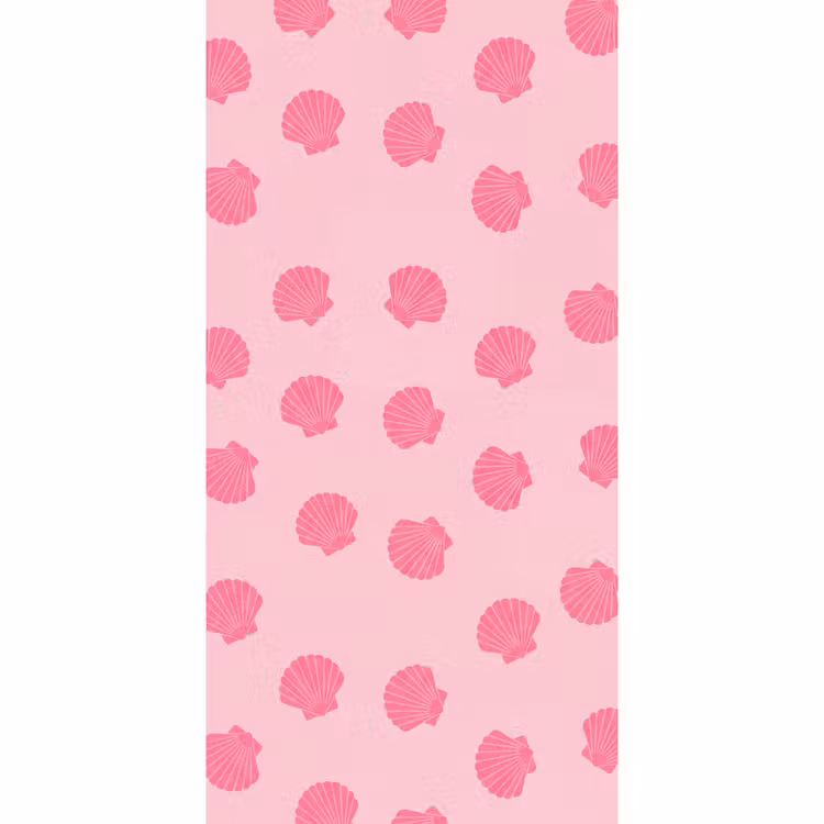 Schelp - Patroon - Zee - Modern - Roze Behang Vlies klein -3d_website