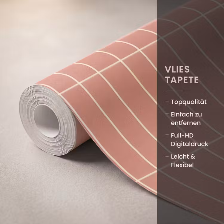 Patroon - Tegels - Terracotta Behang Vlies klein 1076 -USP_closeupDE