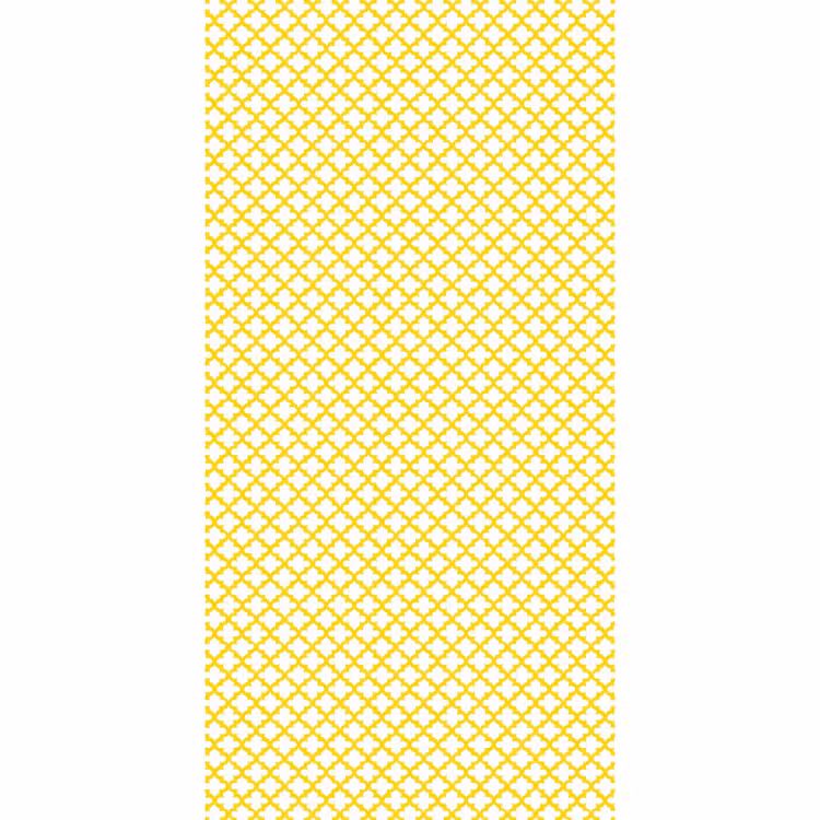Patroon - Geometrisch - Klassiek - Geel Behang Vlies klein 1076 -3d_website