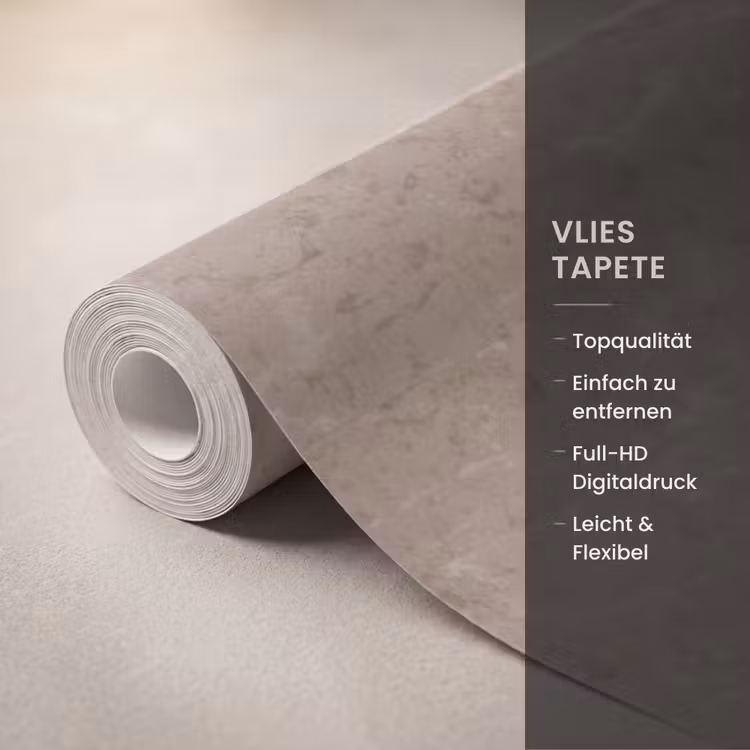 Patroon - Kalksteen - Beige Behang Vlies klein 1076 -USP_closeupDE