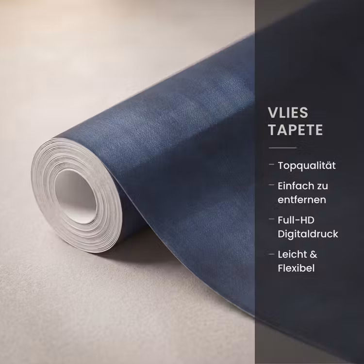 Patroon - Ruit - Marineblauw Behang Vlies klein 1076 -USP_closeupDE