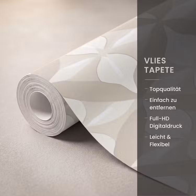 Patroon - Klassiek - Beige Behang Vlies klein 1076 -USP_closeupDE