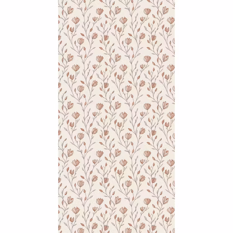 Patroon - Klassiek - Roze Behang Vlies klein 1076 -3d_website