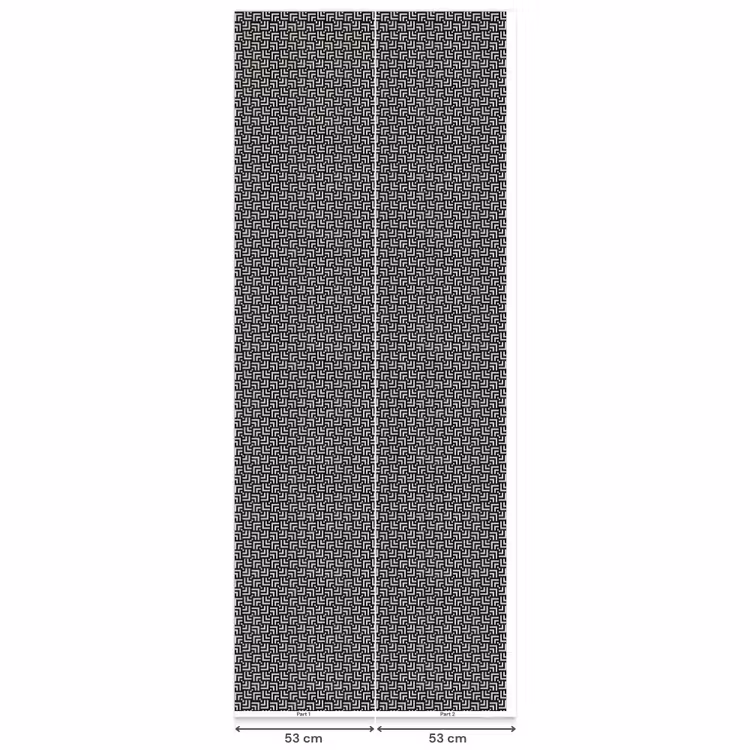 Patroon - Marmer - Zwart Behang Vlies klein 1076 -USP_banen