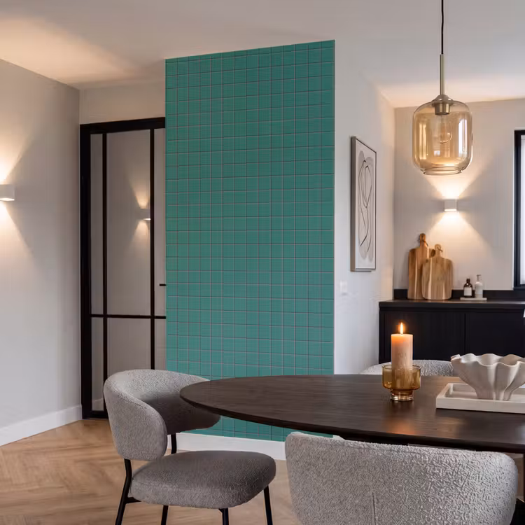 Patroon - Patroon - Smaragd Behang Vlies klein 1076 -sfeer3