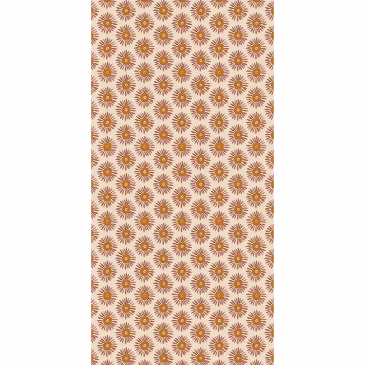 Patroon - Retro - Bruin Behang Vlies klein 1076 -3d_website