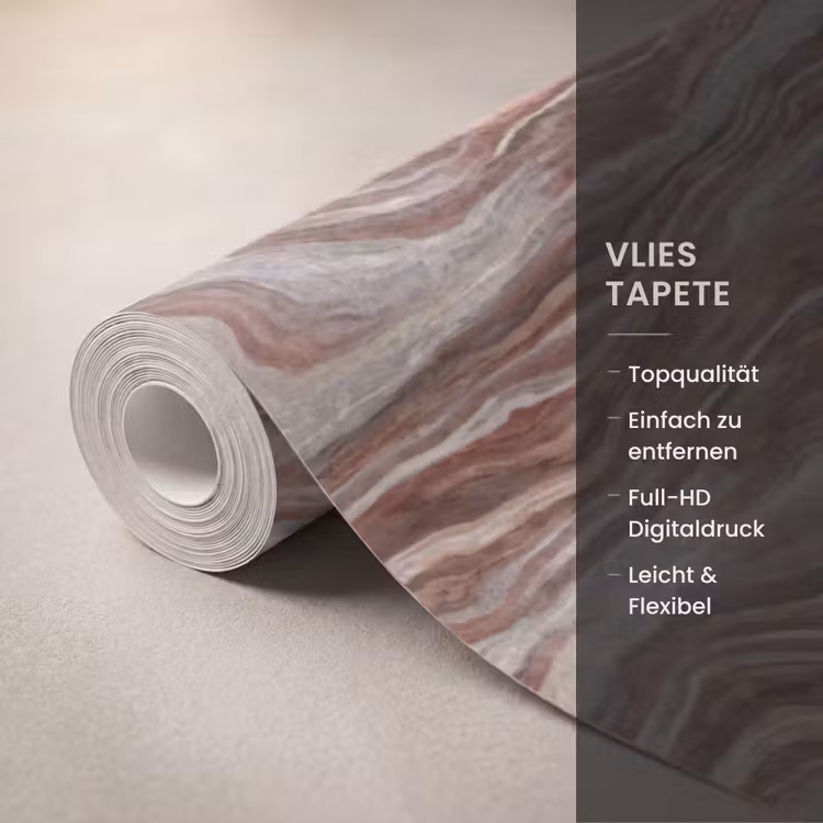 Patroon - Zandsteen - Travertijn Behang Vlies klein 1076 -USP_closeupDE