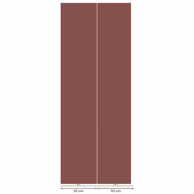 Muted - Raisin - Rood Behang Vlies klein 1076 -USP_banen