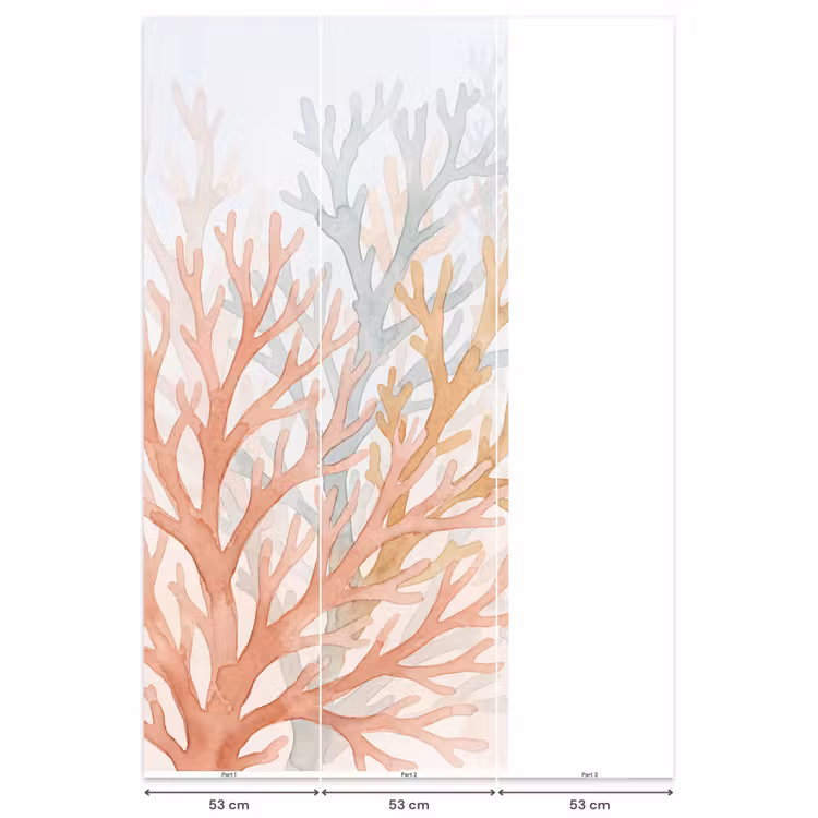 Natuur - Abstract - Aquarel - Organisch - Warm Behang Vlies klein -USP_banen
