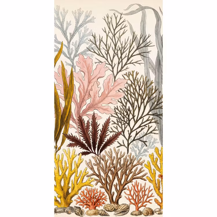Natuur - Onderwater - Botanisch - Vintage - Kleurrijk Behang Vlies klein -3d_website