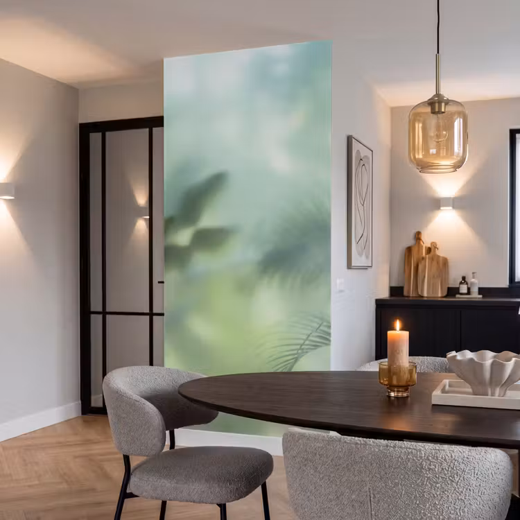 Natuur - Vervaagd - Groen - Abstract - Modern Behang Vlies klein -sfeer3