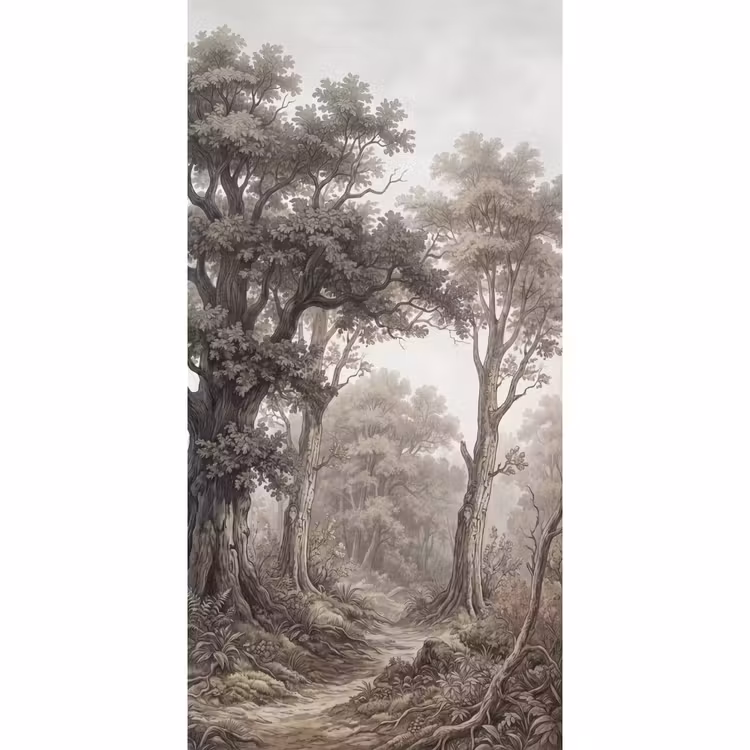 Natuur - Bos - Eik Behang Vlies klein -3d_website