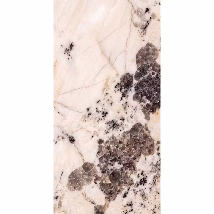Natuursteen - Patroon - Abstract - Beige - Grijs Behang Vlies klein -3d_website