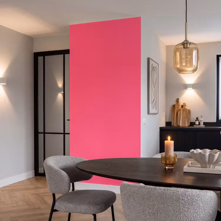 Neon - Flamingo - Roze Behang Vlies klein 1076 -sfeer3