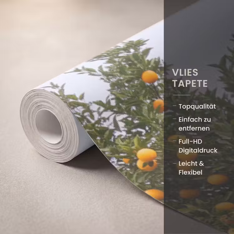 Tapete - Obst – Markt – Ländlich - Fruit - Markt - Landelijk Behang Vlies klein
