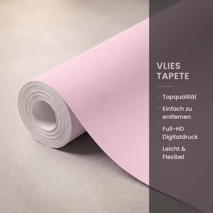 Fruit - Tak - Natuur - Abstract - Roze Behang Vlies klein -USP_closeupDE