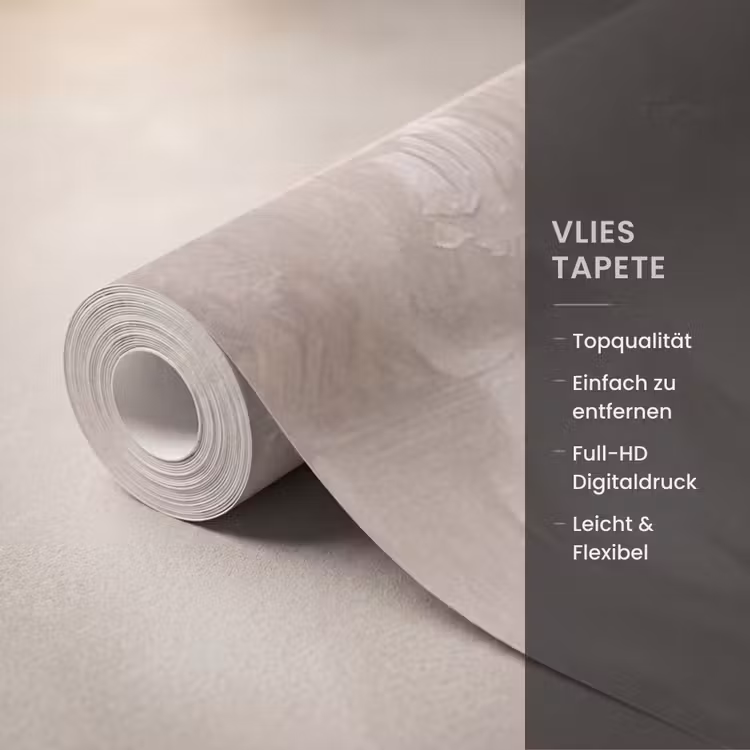 Olijfplant - Aardenpot - Abstract - Beige Behang Vlies klein -USP_closeupDE