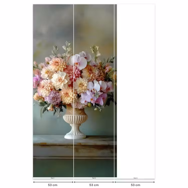 Orchidee - Boeket - Vaas - Bloemen Behang Vlies klein -USP_banen