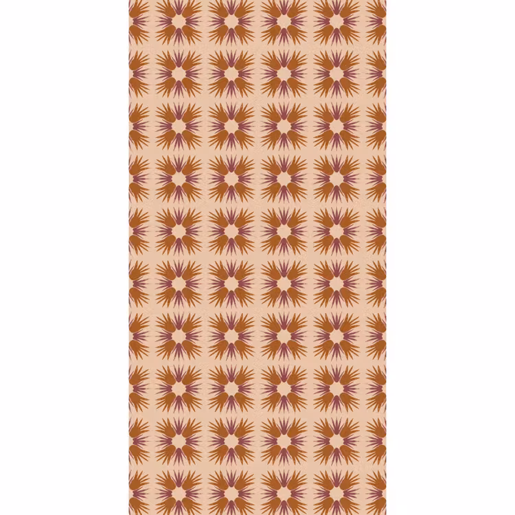 Ornament - Patroon - Oker Behang Vlies klein 1076 -3d_website