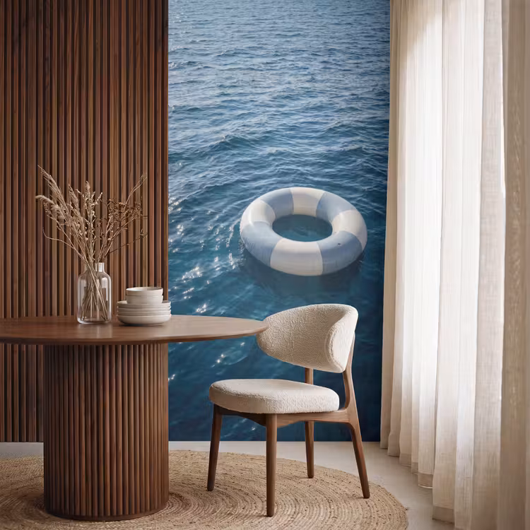 Oceaan - Zwemband - Horizon Behang Vlies klein -sfeer1