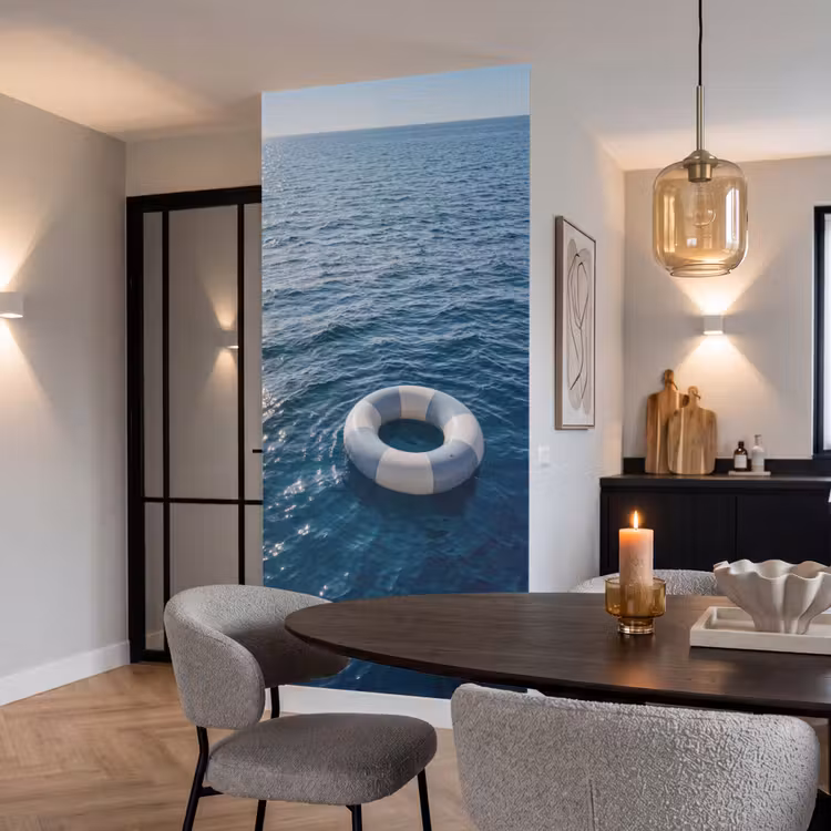 Oceaan - Zwemband - Horizon Behang Vlies klein -sfeer3