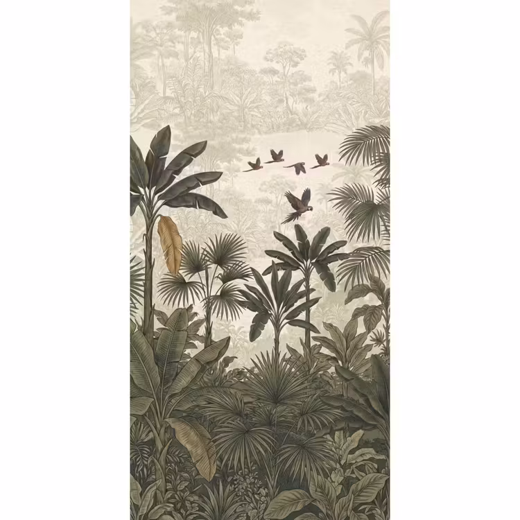 Papagaaien - Jungle - Tropisch - Green Behang Vlies klein -3d_website