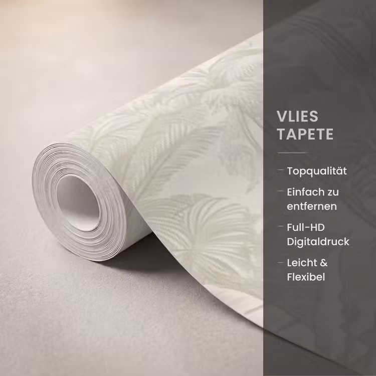 Papagaaien - Jungle - Tropisch - Green Behang Vlies klein -USP_closeupDE