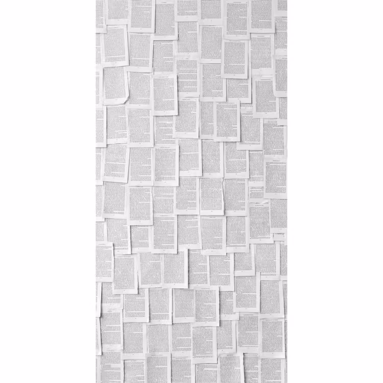 Papier - Overlappend - Textuur - Modern - Wit Behang Vlies klein -3d_website