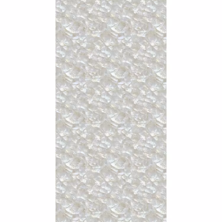 Parelmoerglans - Wit - Schelp Behang Vlies klein 1076 -3d_website