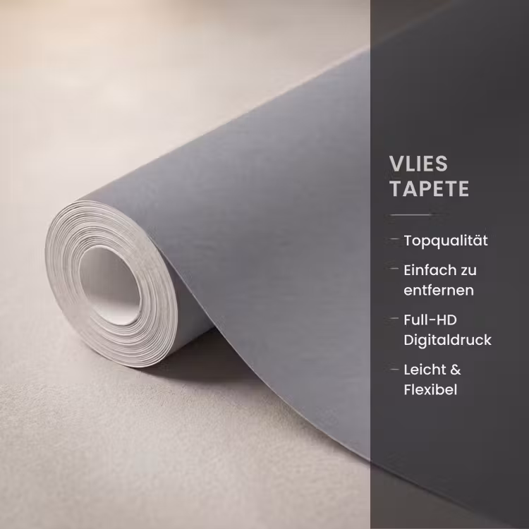 Pan - Vis - Zwart - Wit Behang Vlies klein -USP_closeupDE