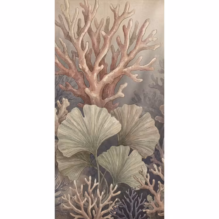 Plant - Bladeren - Zee - Illustratie - Groen Behang Vlies klein -3d_website
