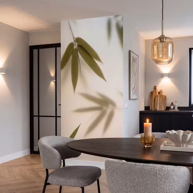 Planten - Bladeren - Natuur - Groen Behang Vlies klein -sfeer3