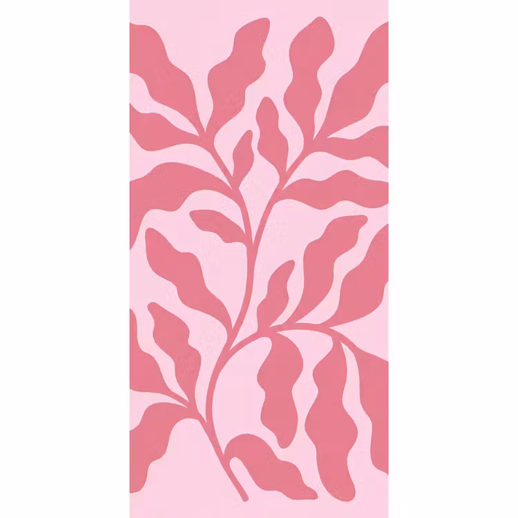 Planten - Organisch - Abstract - Modern - Roze Behang Vlies klein -3d_website