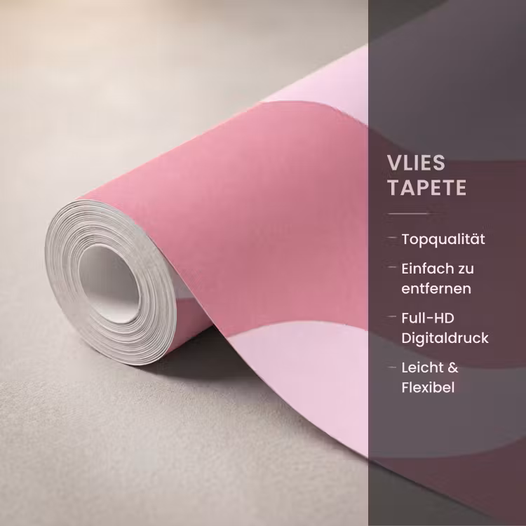 Planten - Organisch - Abstract - Modern - Roze Behang Vlies klein -USP_closeupDE