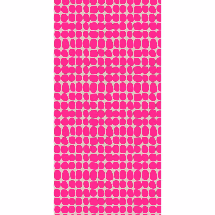 Stippen - Patroon - Roze Behang Vlies klein 1076 -3d_website