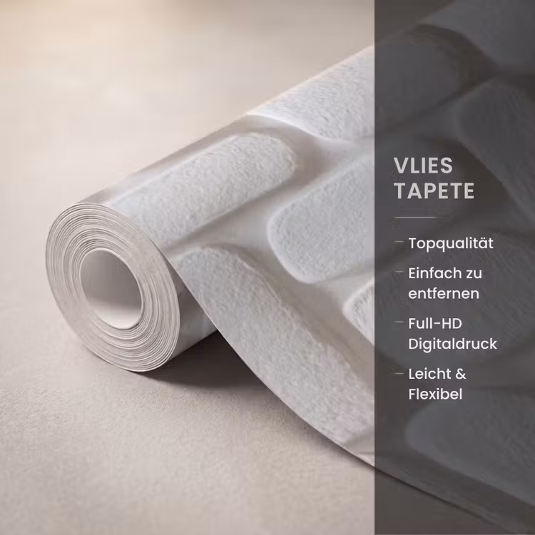 Reliëf - Structuur - Wit Behang Vlies klein 1076 -USP_closeupDE