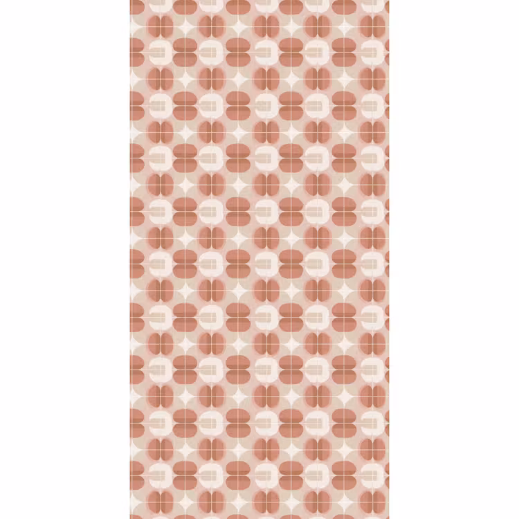 Retro - Klassiek - Roze Behang Vlies klein 1076 -3d_website
