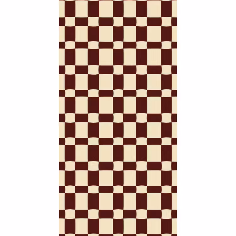 Retro - Patroon - Bruin Behang Vlies klein 1076 -3d_website