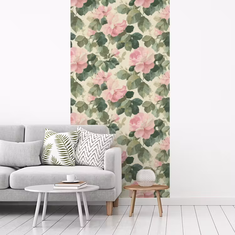Rozen - Botanisch - Roze fotobehang vinyl groot 64 -woonkamer
