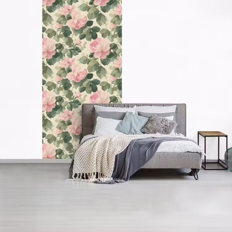 Rozen - Botanisch - Roze fotobehang vinyl groot 64 -slaapkamer