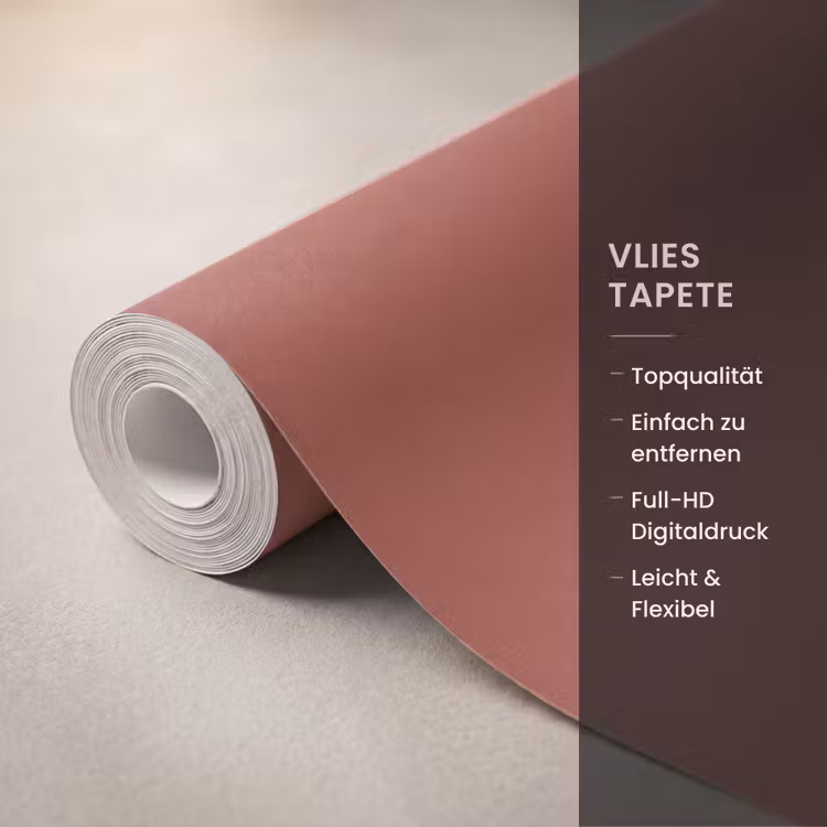 Rustic - Terracotta - Oranje Behang Vlies klein 1076 -USP_closeupDE