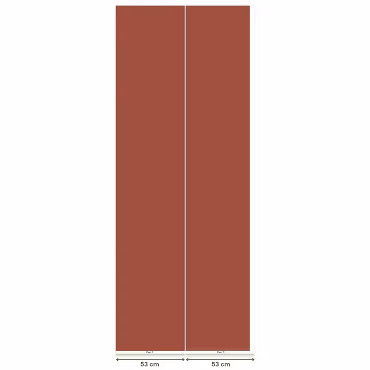 Rustic - Terracotta - Oranje Behang Vlies klein 1076 -USP_banen