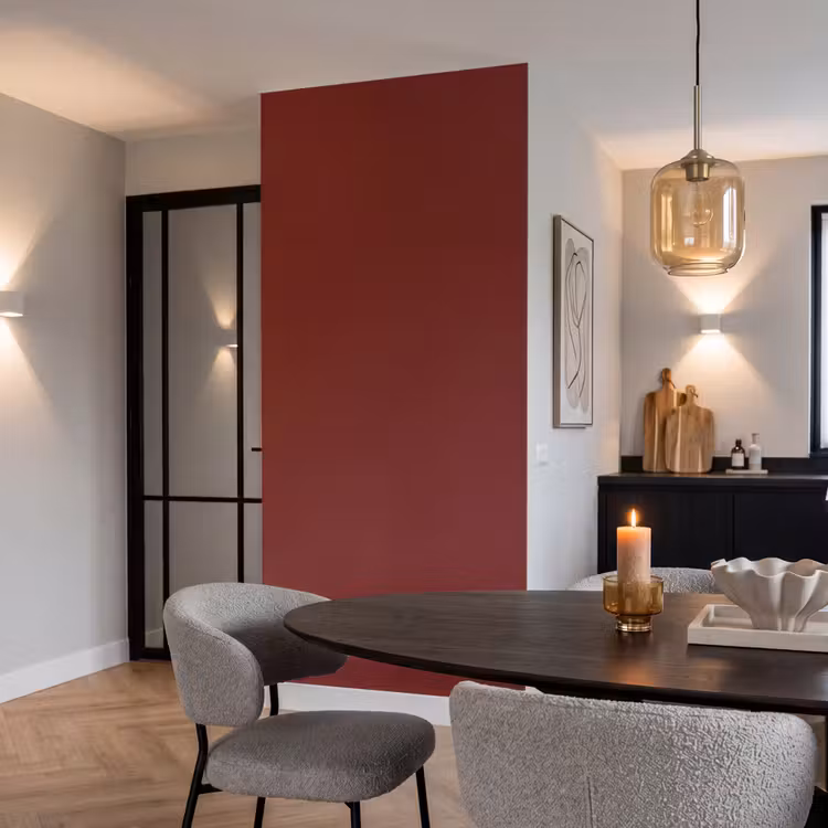 Rustic - Terracotta - Rood Behang Vlies klein 1076 -sfeer3